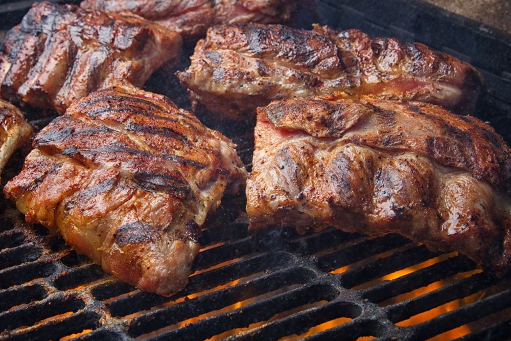 Pork baby back ribs. (Grandriver/Getty Images)
