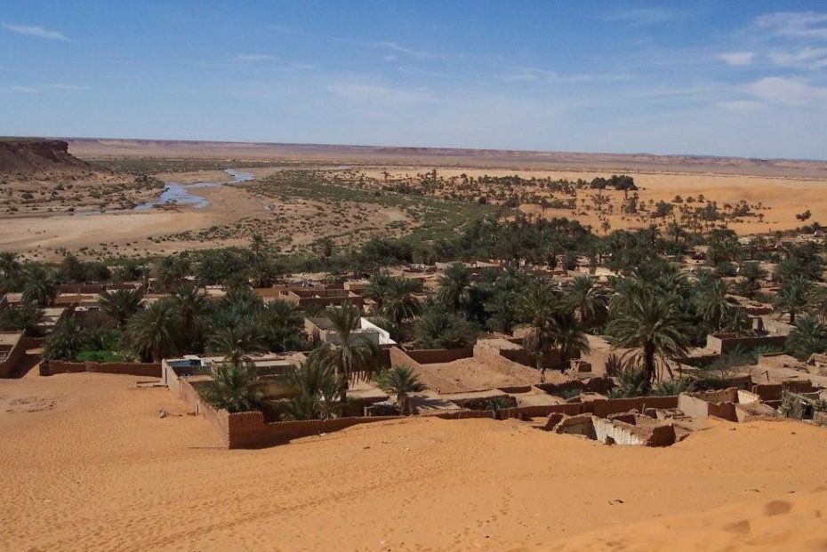 Beni Abbes, a village in western Algeria. (Cia.gov)
