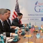 U.S. Ag Secretary Tom Vilsack, shown here at the G20 agriculture ministers’ meeting Thursday in Istanbul, says Canada has yet to put in a “reasonable offer” toward a Trans-Pacific Partnership deal. (USDA.gov via Flickr)