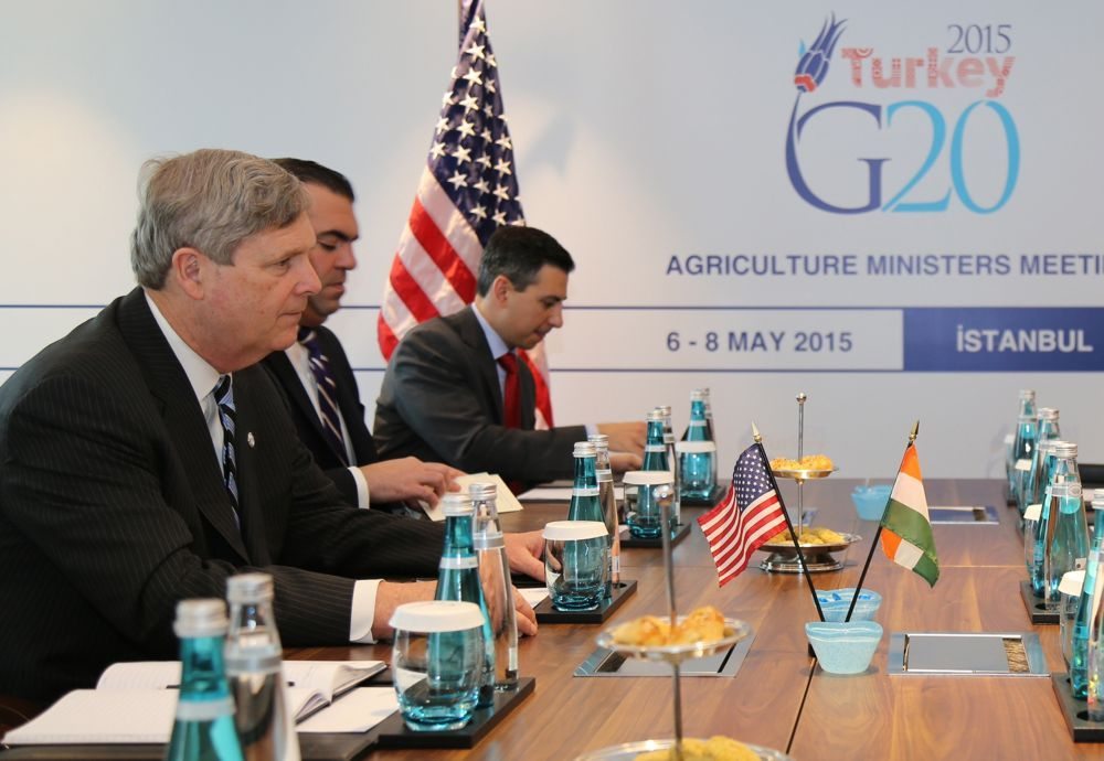 U.S. Ag Secretary Tom Vilsack, shown here at the G20 agriculture ministers’ meeting Thursday in Istanbul, says Canada has yet to put in a “reasonable offer” toward a Trans-Pacific Partnership deal. (USDA.gov via Flickr)
