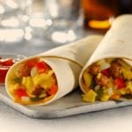 McDonald’s announced Wednesday it will now source five per cent of the eggs used in its breakfast menu items, such as these breakfast burritos, from “cage-free” sources, en route to 100 per cent over the next 10 years. (McDonalds.ca)
