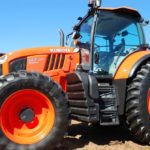 Kubota’s new M7 tractor is meant to combine higher engine horsepower and flexibility in performance. (Ralph Pearce photo)