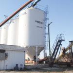 Boundary Loading Group’s producer car loading facility at Darlingford, Man., about 20 km west of Morden, loads 120-130 producer cars per year. (Manitoba Co-operator photo by Allan Dawson)