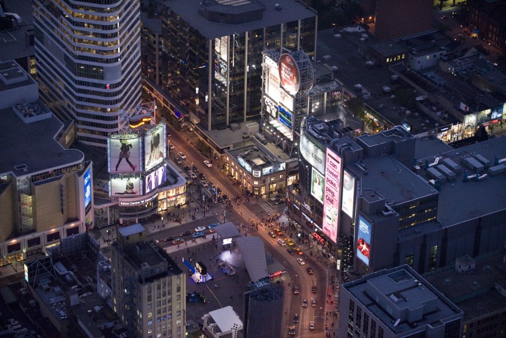 Yonge-Dundas Square, downtown Toronto. (Photo courtesy City of Toronto via Flickr)
