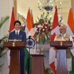 Prime Minister Justin Trudeau and India’s Prime Minister Narendra Modi. (MEA.gov.in)