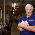 Clare Schlegel has used the swine health information systems developed in Ontario to help manage risk to his pig herd.