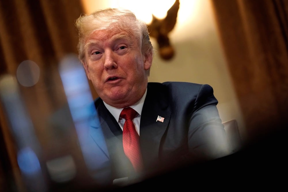 President Trump has made tariffs his weapon of choice in a trade war.  Photo: Jonathan Ernst/Reuters
