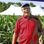 Dave Hooker talks about mycotoxins in corn at the Bayer Dead Weeds tour.