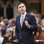 Canadian Finance Minister Bill Morneau delivers the federal budget in the House of Commons on Parliament Hill in Ottawa, Ontario, Canada, March 22, 2017.