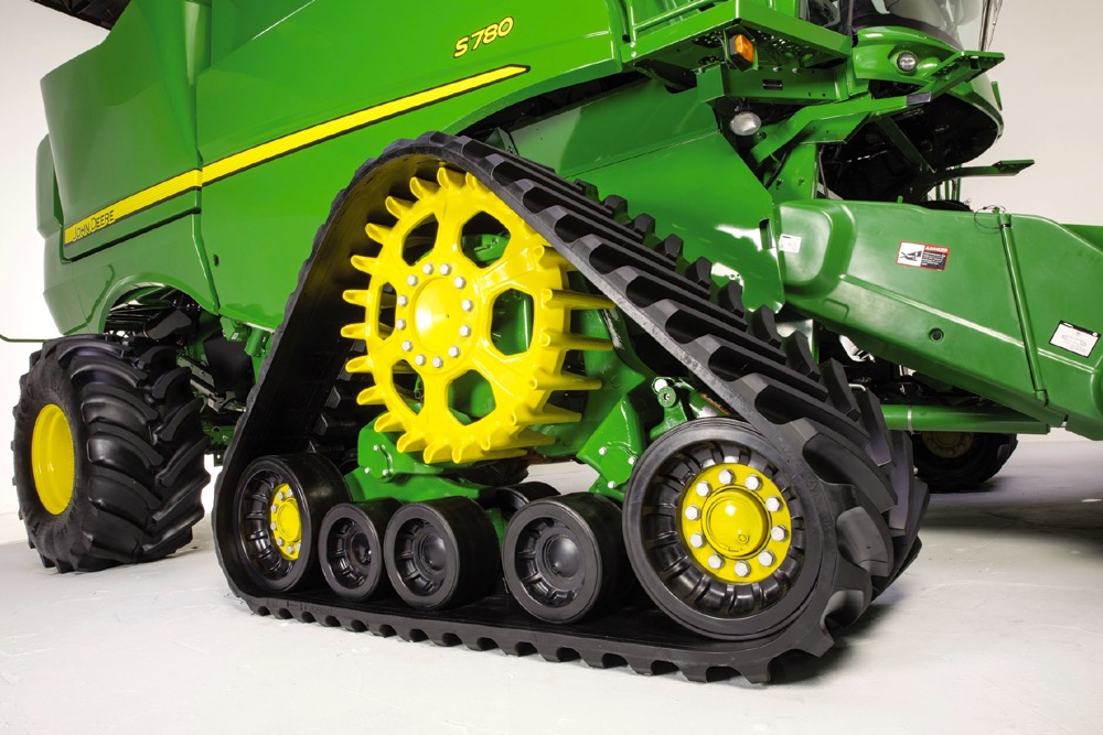 Redesigned track modules with a new belt design and improved suspension will offer higher road speeds.