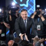 CAQ leader Francois Legault shakes hands with supporters in Quebec City on Oct. 1, 2018. (Photo: Reuters/Chris Wattie)