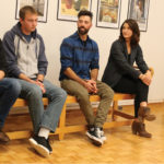 Luke Elliott, left, Nick Vinnicombe, Jeremiah Sommer, Katelyn Moore and Grace Vanden Heuvel were part of a young,
rural entrepreneur’s panel at a recent rural issues conference in Blyth.