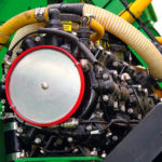 A 210 g.p.m. pump fills the machine.