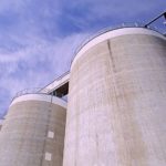 GrainsConnect Canada, whose terminal under construction at Maymont, Sask., is shown here, plans to open an elevator at Huxley, Alta. in 2019. (GrainsConnect.com)