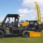 The Hustler MDV has a 23.4 horsepower diesel engine and a top speed of about 60 km/h.