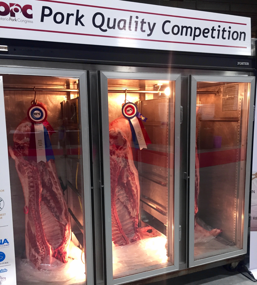 The Pork Quality Competition is one of the many events at the Ontario Pork Congress.