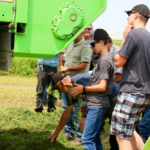 The ability to check hay as it is cut, tedded, raked and baled is one of the reasons for the popularity of the Ontario Forage Expo.
