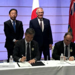 Minister Ernie Hardeman joined Ontario Corn Fed Beef as they signed a collaboration agreement with Kinsho Japan on Oct. 21, 2019.