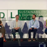 Panelists discuss blockchain at the Sustainability and Digitalization Leaders in Agriculture conference.