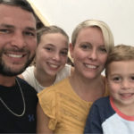 Courtney Brochu (originally Mailloux), a native of Stoney Point, with her husband and business partner Jean-Paul, as well as their children.