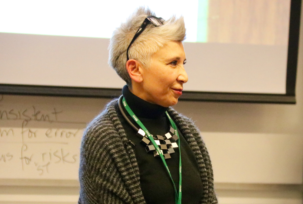 Tima Bansal of the Ivy School of Business led a recent discussion over a no-till business case to be used at the business school. 