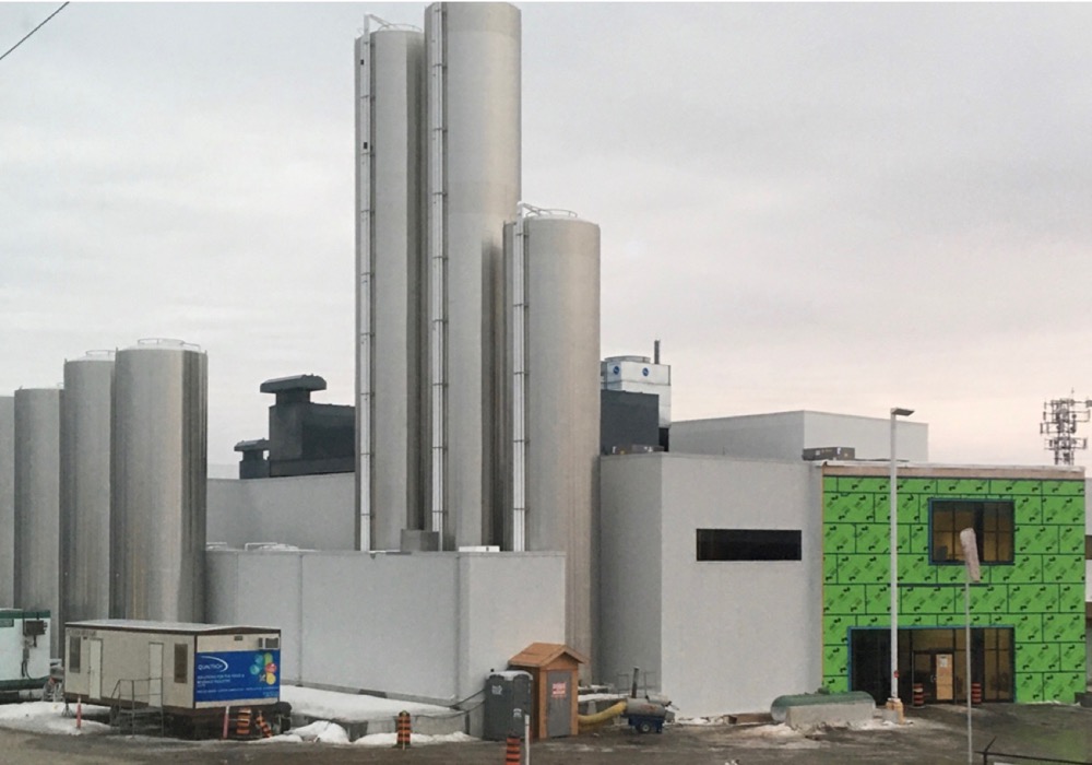 The Fairlife Canada building in Peterborough under construction.