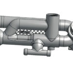 The sectional recirculation valve re-circulates the liquid while it’s spraying. Once liquid enters the boom through the SRV2, nothing goes back into the tank.