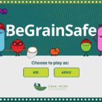 The online resource provides lots of information and interactive material, CASA said. It includes colouring sheets, a grain safety game and a video series on safety and health-related activities.