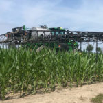 Henry Denotter tries to get three applications of nitrogen onto his corn crop.