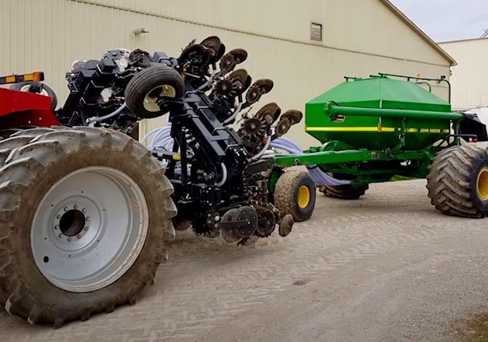 Wes Hart eventually developed a system of strip till and the ability to apply both liquid and solid fertilizer.