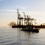 File photo of cranes at the Port of Montreal. (Jean-Paul_Lejeune/iStock/Getty Images)