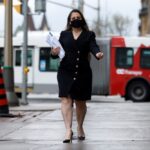 Finance Minister Chrystia Freeland arrives to a news conference prior to delivering the budget in the House of Commons in Ottawa on April 19, 2021. (Photo: Reuters/Blair Gable)