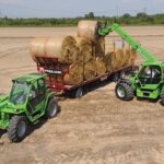 Merlo has introduced the 40.9 version of its hybrid Multifarmer telehandler with an 8.8 metre lift height. A 40 km/h road speed makes it ideal for pulling bale wagons.