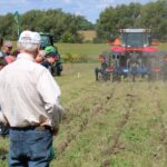 Farmers watch tillage demonstrations at a past Canada's Outdoor Farm Show.