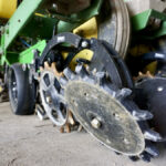 Blake Vince has devised several equipment modifications to manage seeding through thick residue.