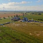 The large barn at Eugene Frayne's farm near Kingsbridge was destroyed in a recent tornado.