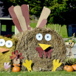 The Township of Amaranth office selected turkeys as their bale trail theme, which is stop 26 on the map.