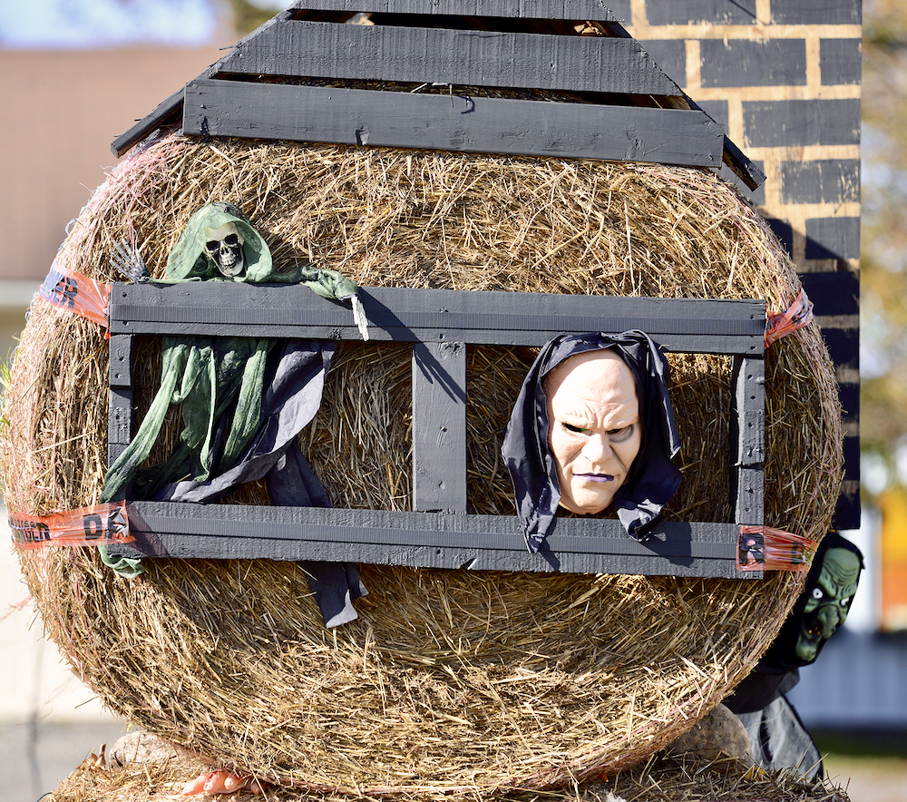 The spooky spirit of the bale trail can be found at stop 38.