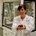 Chemistry professor Maria DeRosa was looking for a better way to target drugs in human medicine when she realized her technique could be used in a fertilizer coating that would only release the nutrient when a plant needed it.