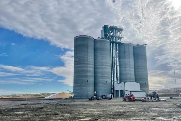 Gavilon in October last year opened a new southern Montana grain elevator, shown here, at Huntley, just northeast of Billings. (Gavilon.com)
