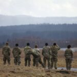 Soldiers from the U.S. Army’s 82nd Airborne Division, deployed to Poland to reassure NATO allies, train at an airbase near Arlamow at southeastern Poland’s border with Ukraine, on Feb. 23, 2022. (Photo: Reuters/Kacper Pempel)