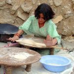 Bread is baked at Erbil in northern Iraq in March 2003. (Photo courtesy United Nations Oil-for-Food Program, www.un.org/Depts/oip/)
