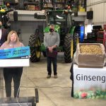 Lisa Thompson, Minister of Agriculture, Food and Rural Affairs announced a pilot loan guarantee program for Ontario ginseng farmers at Keresturi Farms in Scotland, Ont. March 11.
