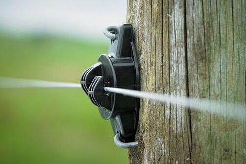 Insulators for electric fencing will be a black-and-white PST-exempt expense for ranchers in Saskatchewan starting April 1, 2022. (Gallagher.com)
