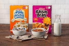 Kellogg’s Canadian operations include its Mini-Wheats plant at Belleville, Ont. and its Canadian office in Mississauga. Other cereals and snack brands imported by Kellogg Canada are produced elsewhere in North America, the company says. (Kellogg Co. photo)
