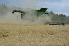 The hot underside of vehicles is a ready source of ignition for wheat field fires because of the short clearance between stubble and vehicle.