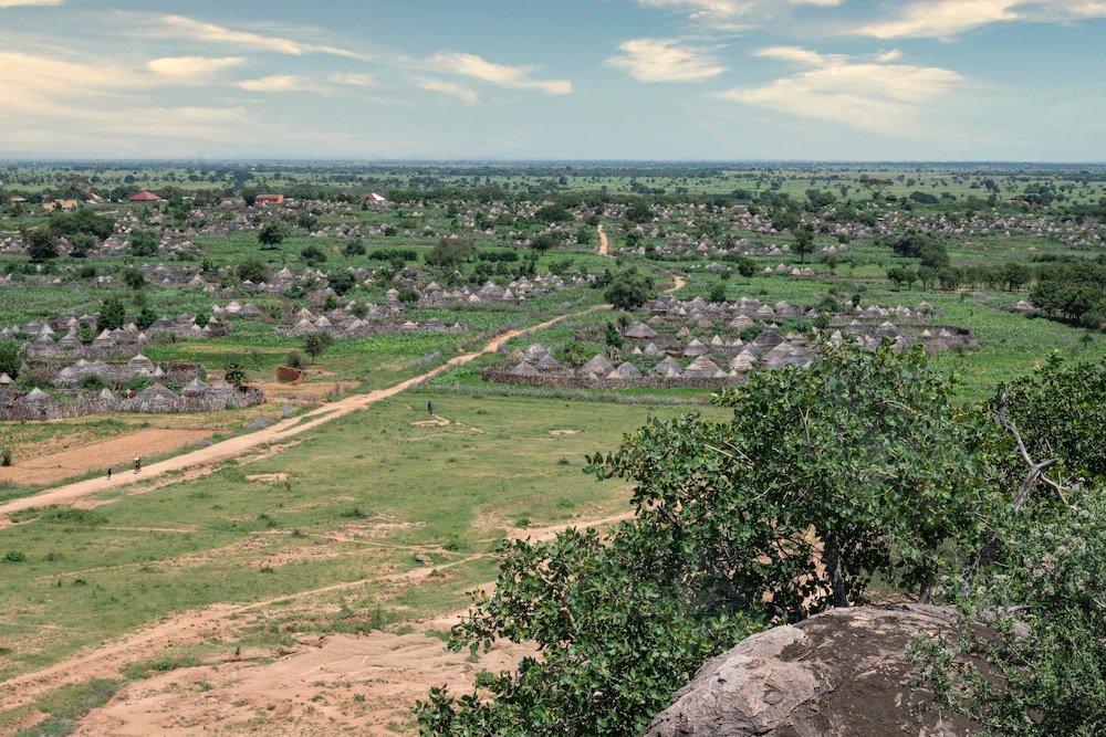 File photo of a village in northeastern Uganda’s remote Karamoja region. (Guenterguni/iStock/Getty Images)
