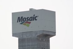 Mosaic&#8217;s mine shaft tower from its K3 facility in southern Sask. Photo: Greg Berg
