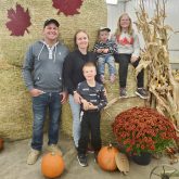 Jeff DeJong, shown here with his family, was recognized by the OSF for his achievements with the organization’s newest award, the Emerging Leader Award.