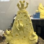 The butter sculptures are always a hit with RAWF attendees. Each day, a new artist would create a sculpture made out of butter. Shown here is mice and cheese, on display Nov. 10.